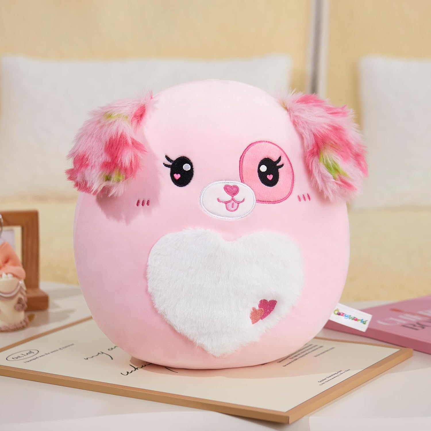 Softest 12 Puppy Plush Pillow for Dog Lovers