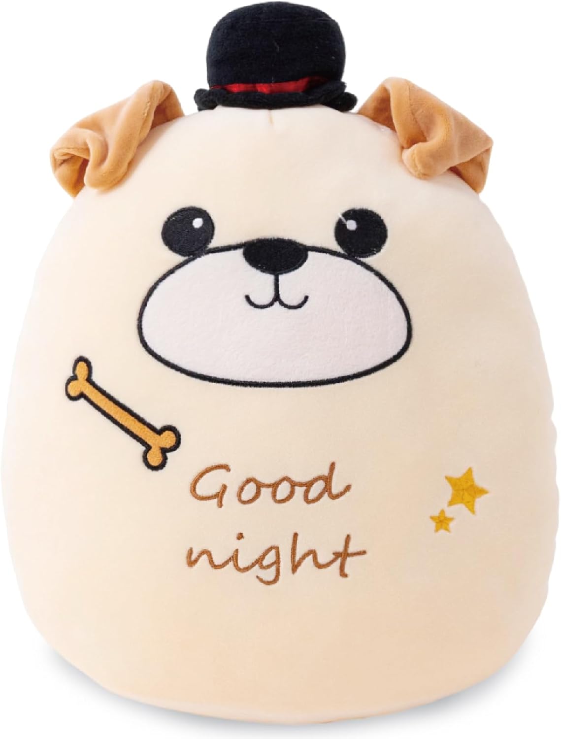12-Inch cuddly dog plush pillow for adults children