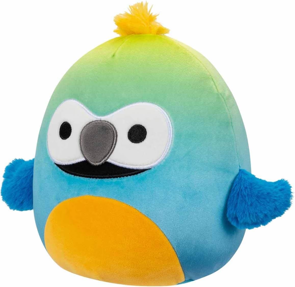 Squishmallows 75-inch Plush Macaw Parrot with a Realistic Branch Design