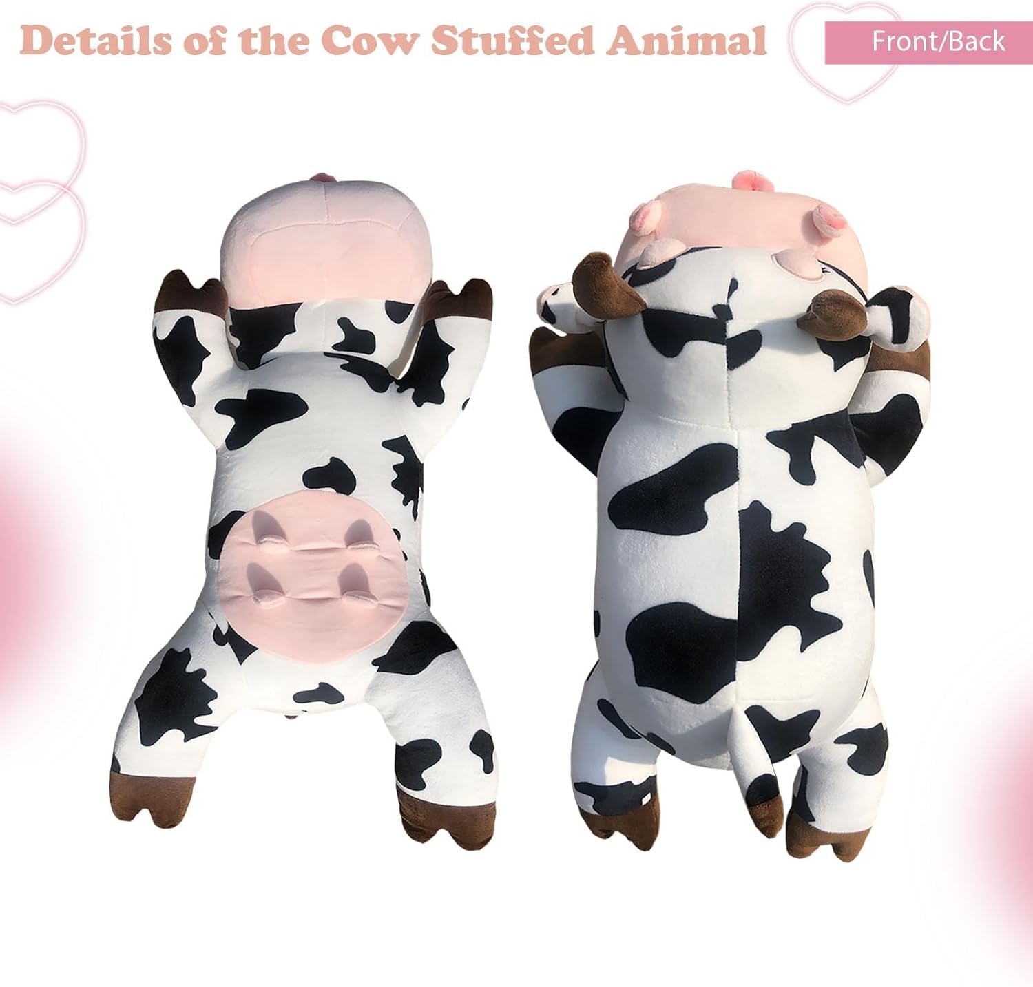 Cozy Cow Pillow for Kids Adults