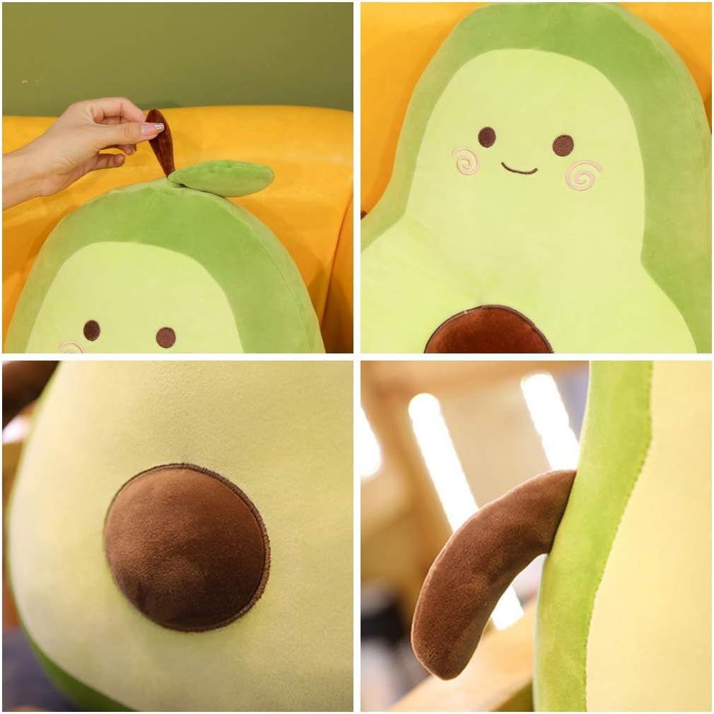 EHOTONG Avocado Plush Food Pillow - CUTE FUNNY Fruit Pillow for Kids Adults