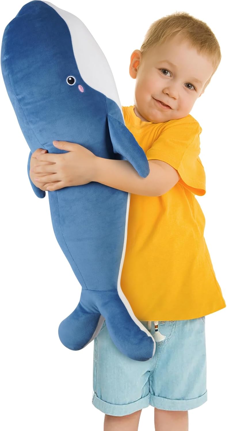 Perfect Cuddle Companion Blue Whale Plush Toy