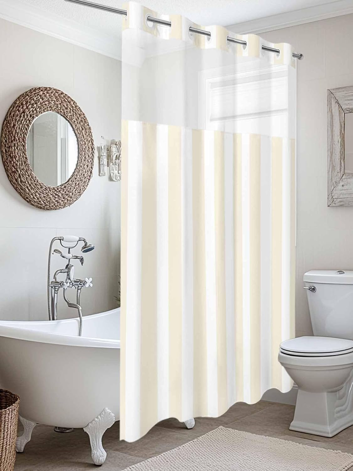 FFAPAODENS Minimalist Abstract Stripe Remarkable Quality 36W x 72H