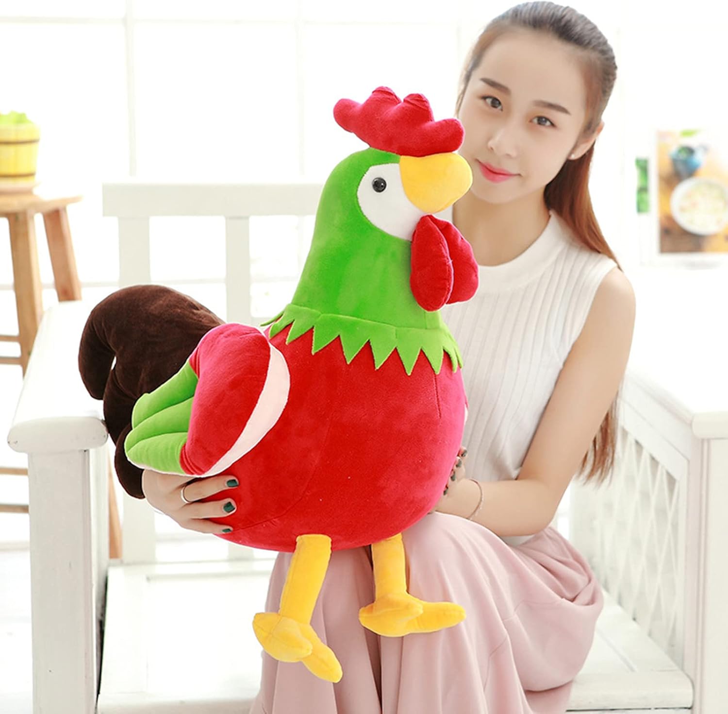 Realistic 118 Plush Rooster Pillow