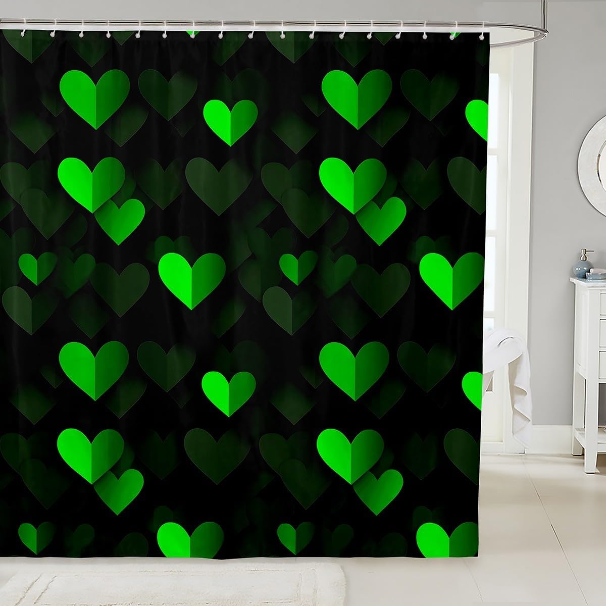 Feelyou Kids - Rainbow Love Shower Curtain 72x78