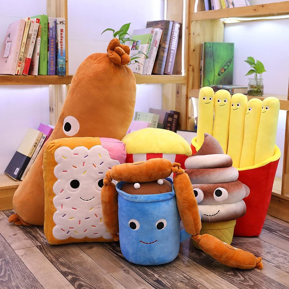Seyomi Food Sausage Plush Stuffed Pillow 196 Inches 1