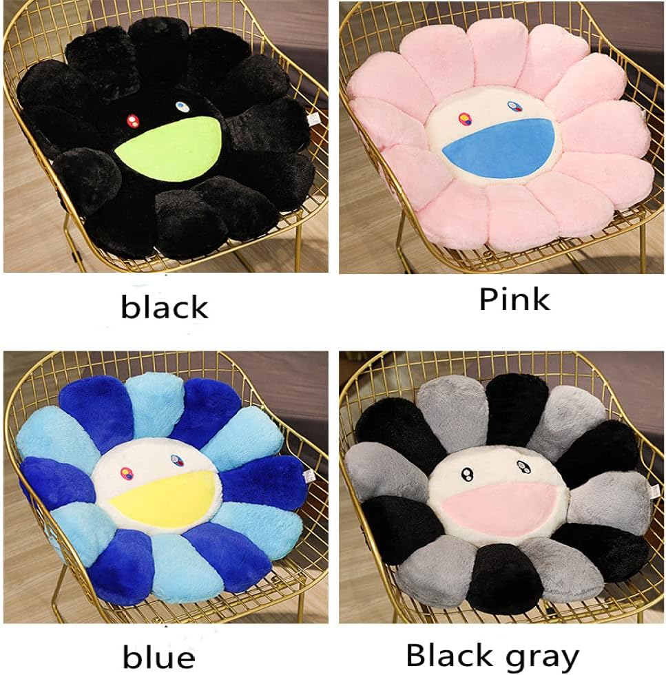 Colorful Plush Sunflower Toy Doll Cushion Pillow