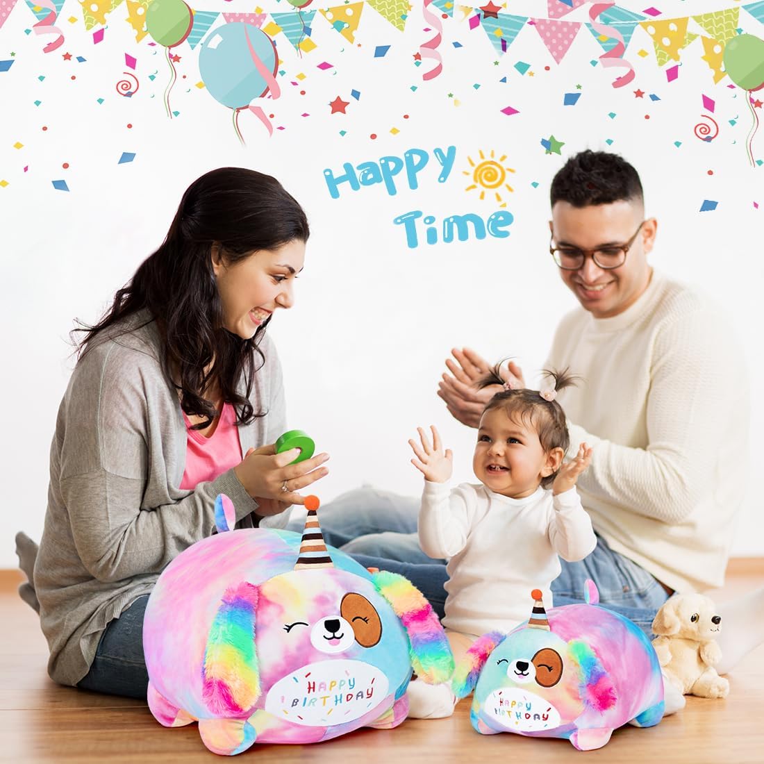 Happy Birthday Dog Plush Toy
