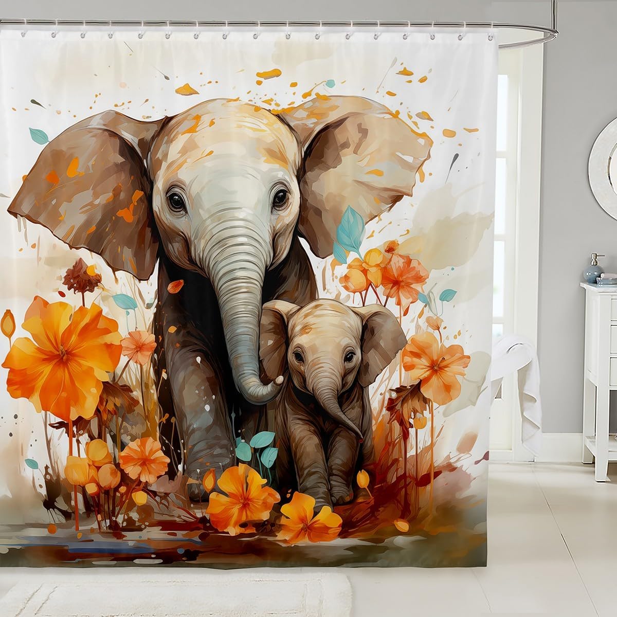 Feelyou Elephant Bath Time Fun 72x72