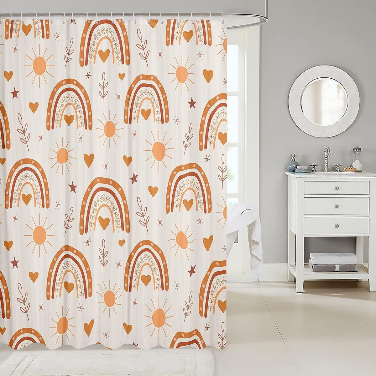 Rainbow Kids shower curtains