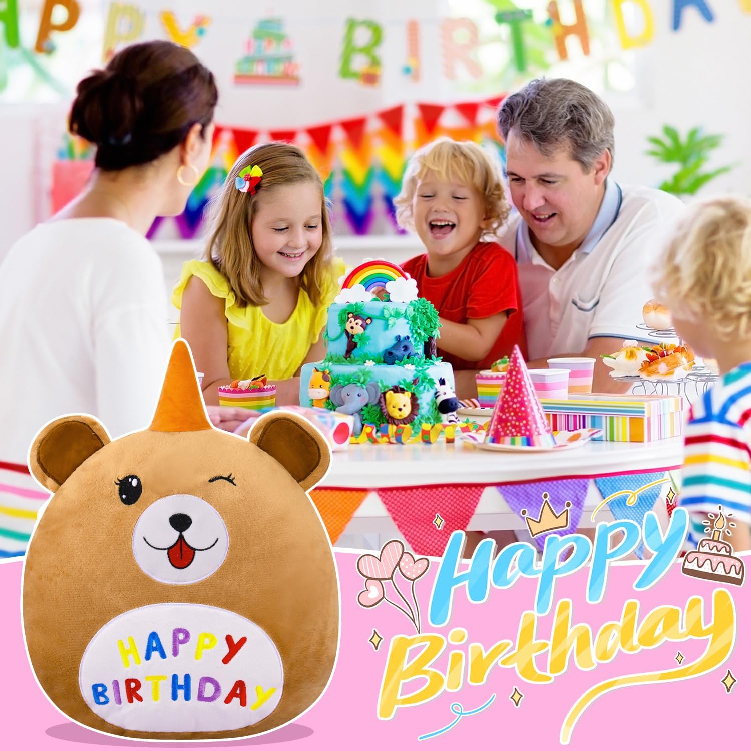 15 Un unique Dog Plush Pillow Cute Birthday Toy for Kids Adults