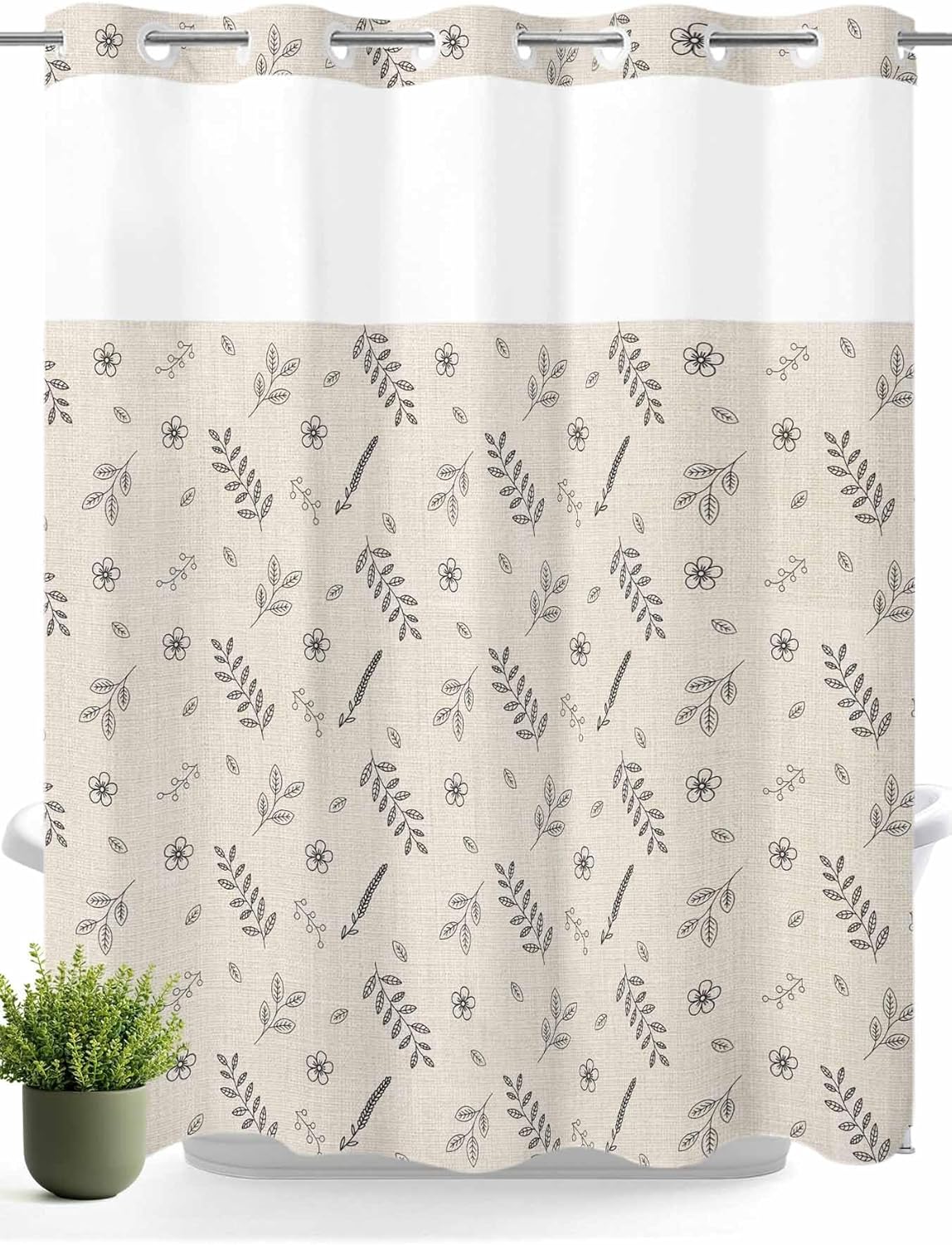 Rustic Farmhouse Shower Curtain Set