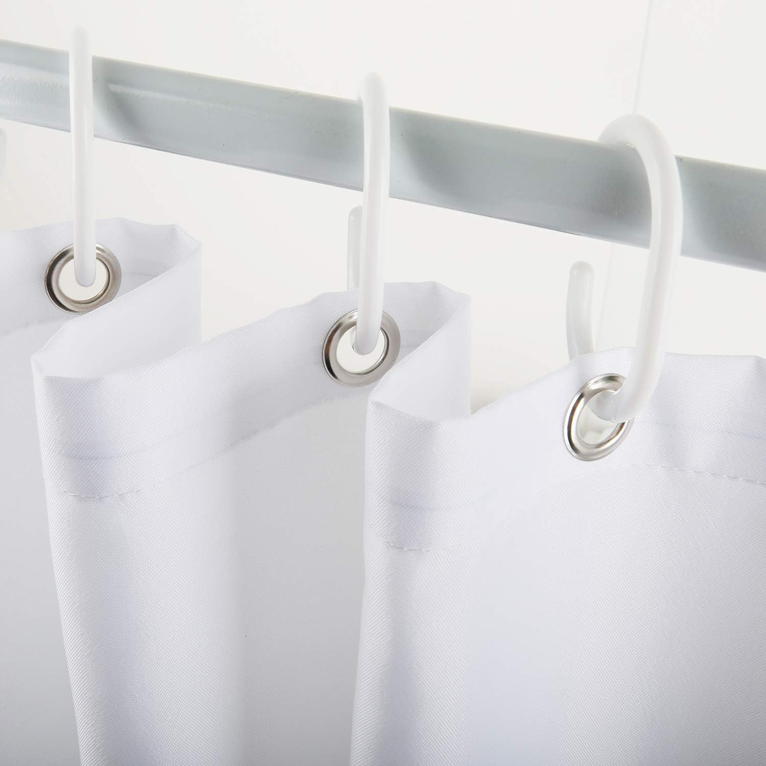 Rouihot Surreal Human Hook Loop Shower Curtain Set