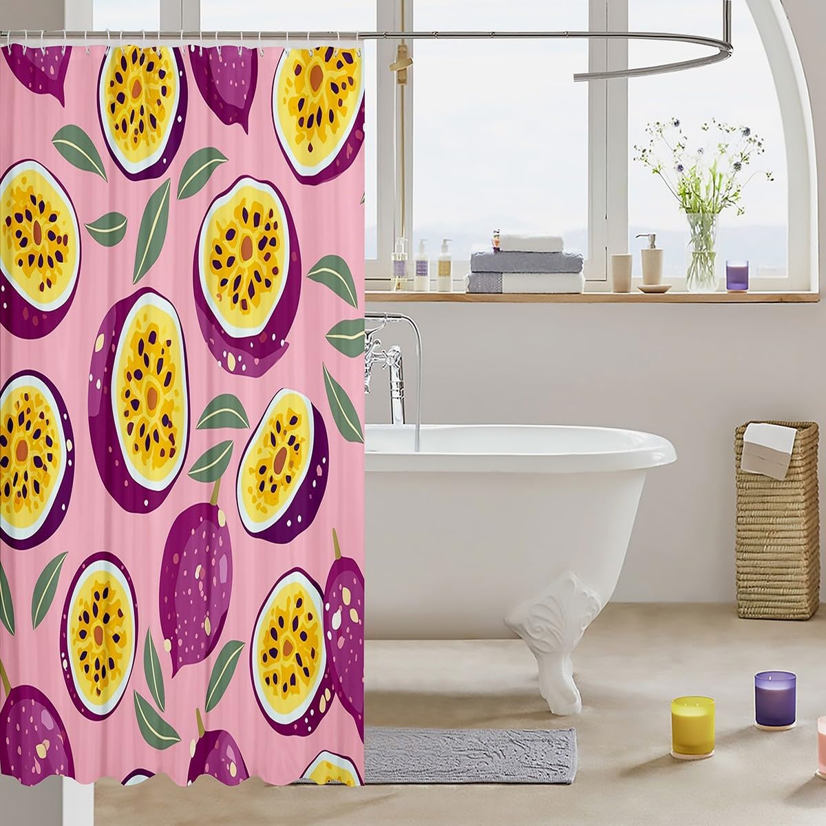 Jeffelou Kids Passion Fruit Shower Curtain 72x72