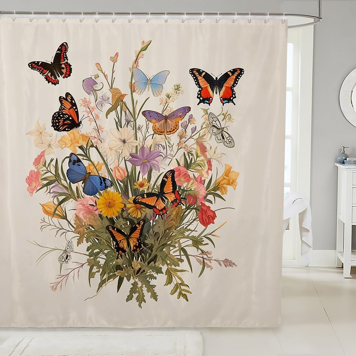 Feelyou Kids Butterfly Bath Curtain The Fun Best Bath Experience