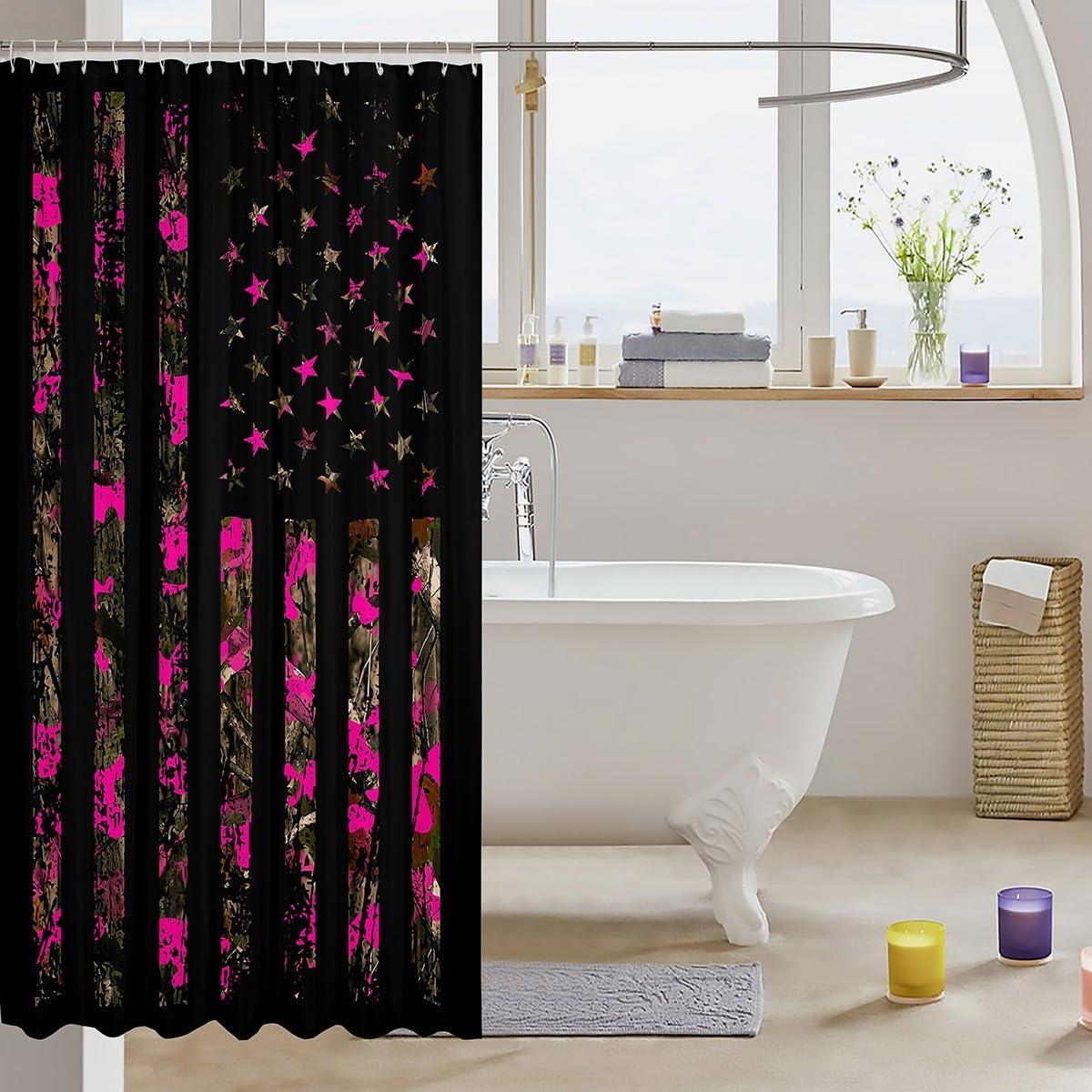 Feelyou Camo Bath Curtains