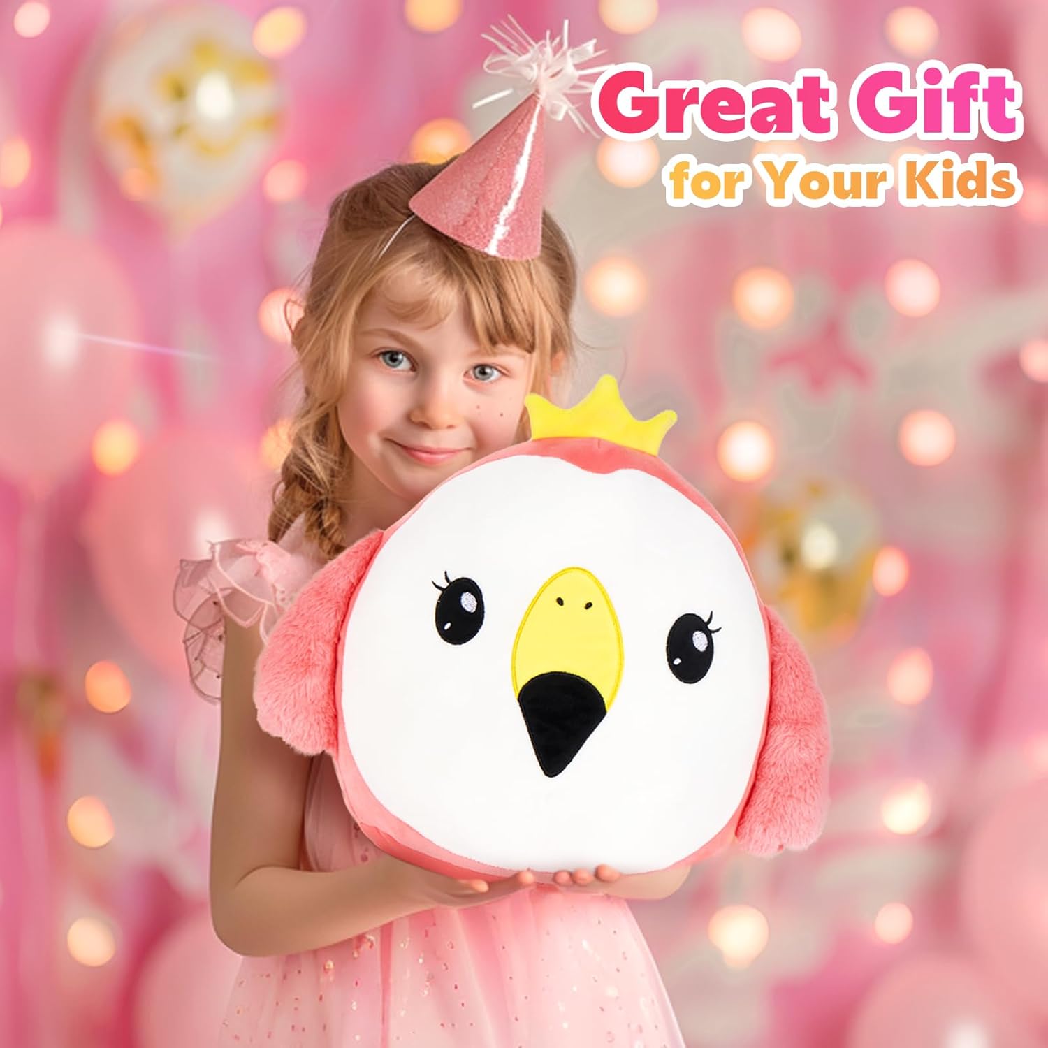 13 Pink Flamingo Plush Pillow for SofaOfficeCar Kids