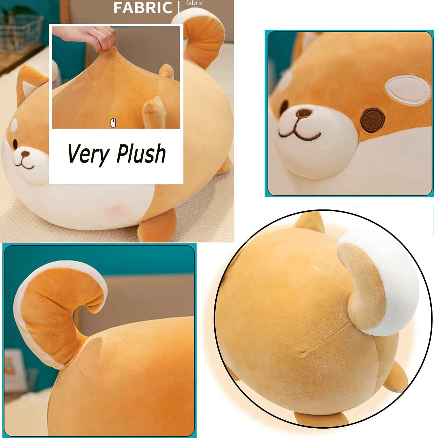 Large Shiba Inu Plush Pillow forComfort