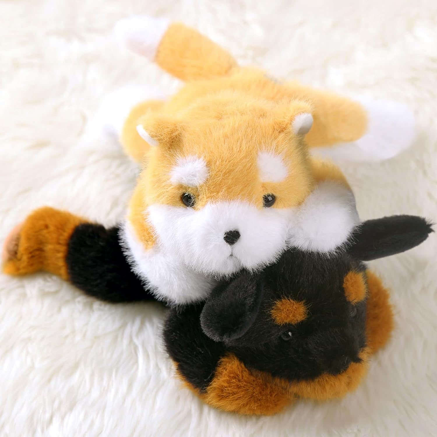PEACH CAT Rottweiler Plush