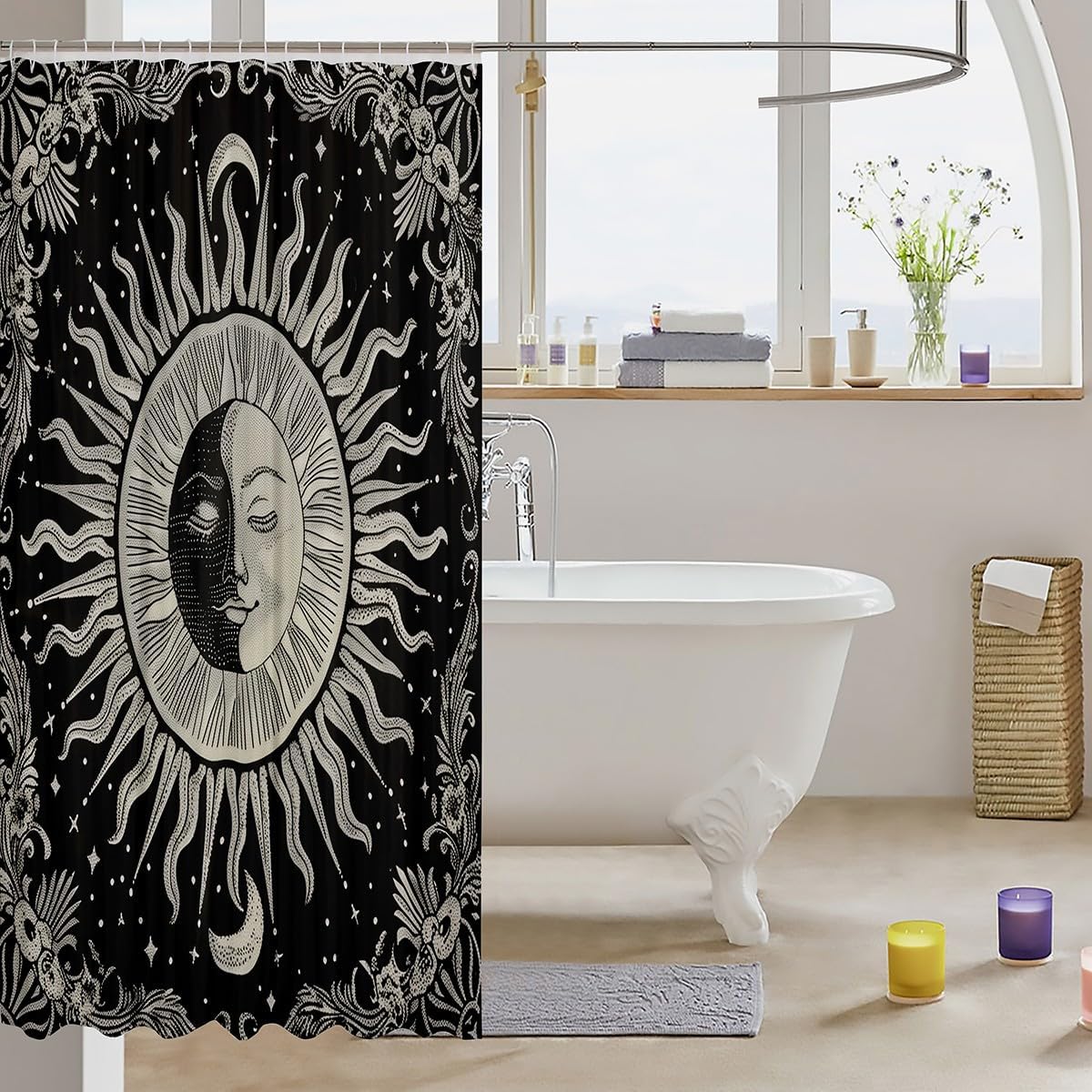 Bohemian Bath Curtain 72x84 Home Decor Gifts