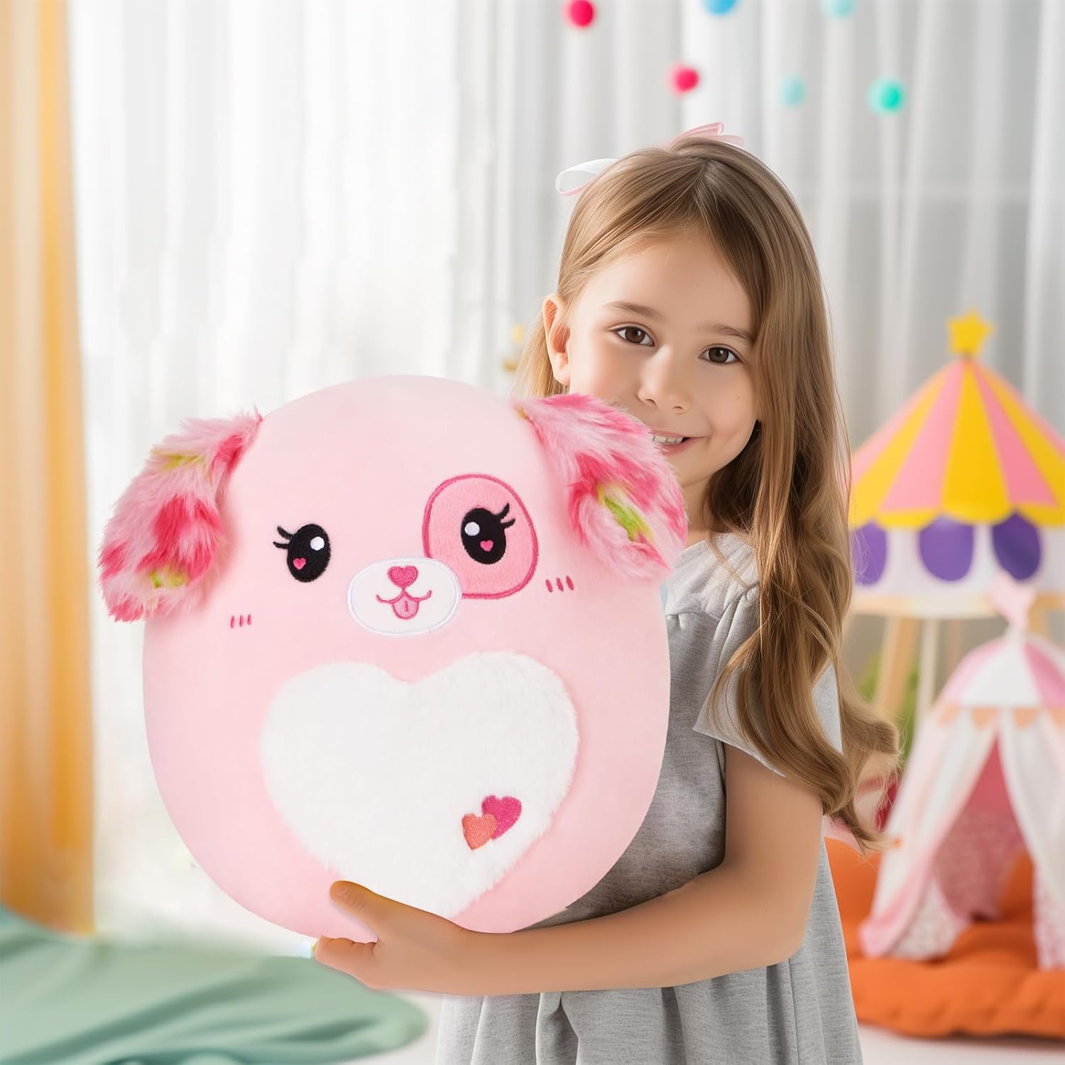 Softest 12 Puppy Plush Pillow for Dog Lovers