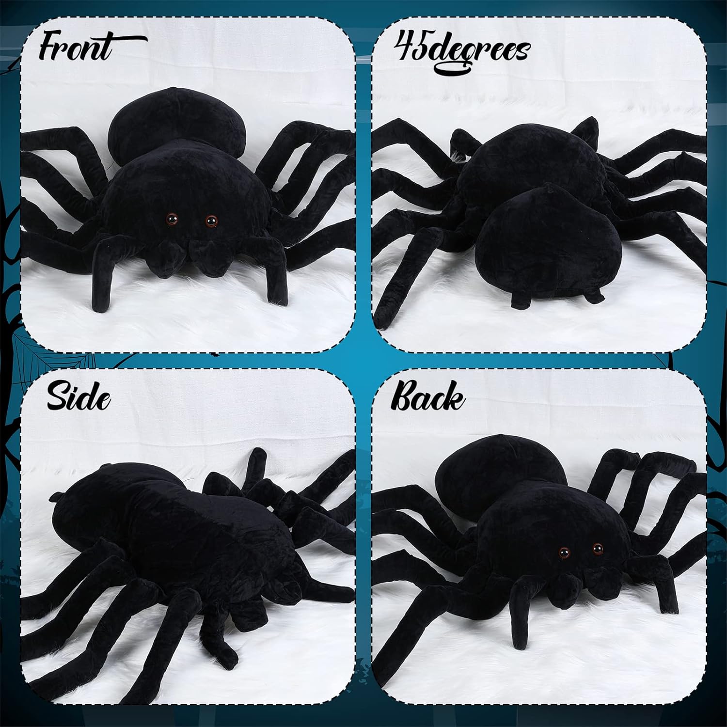 Big Real Stuffed Spider Toy