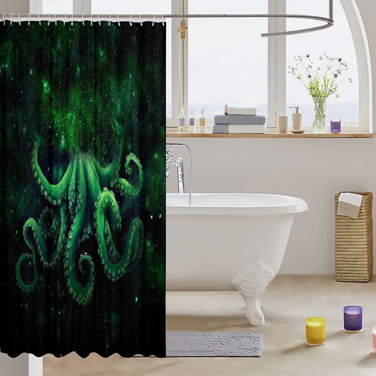 Feelyou Octopus Tentacles Washable 72x72 inches