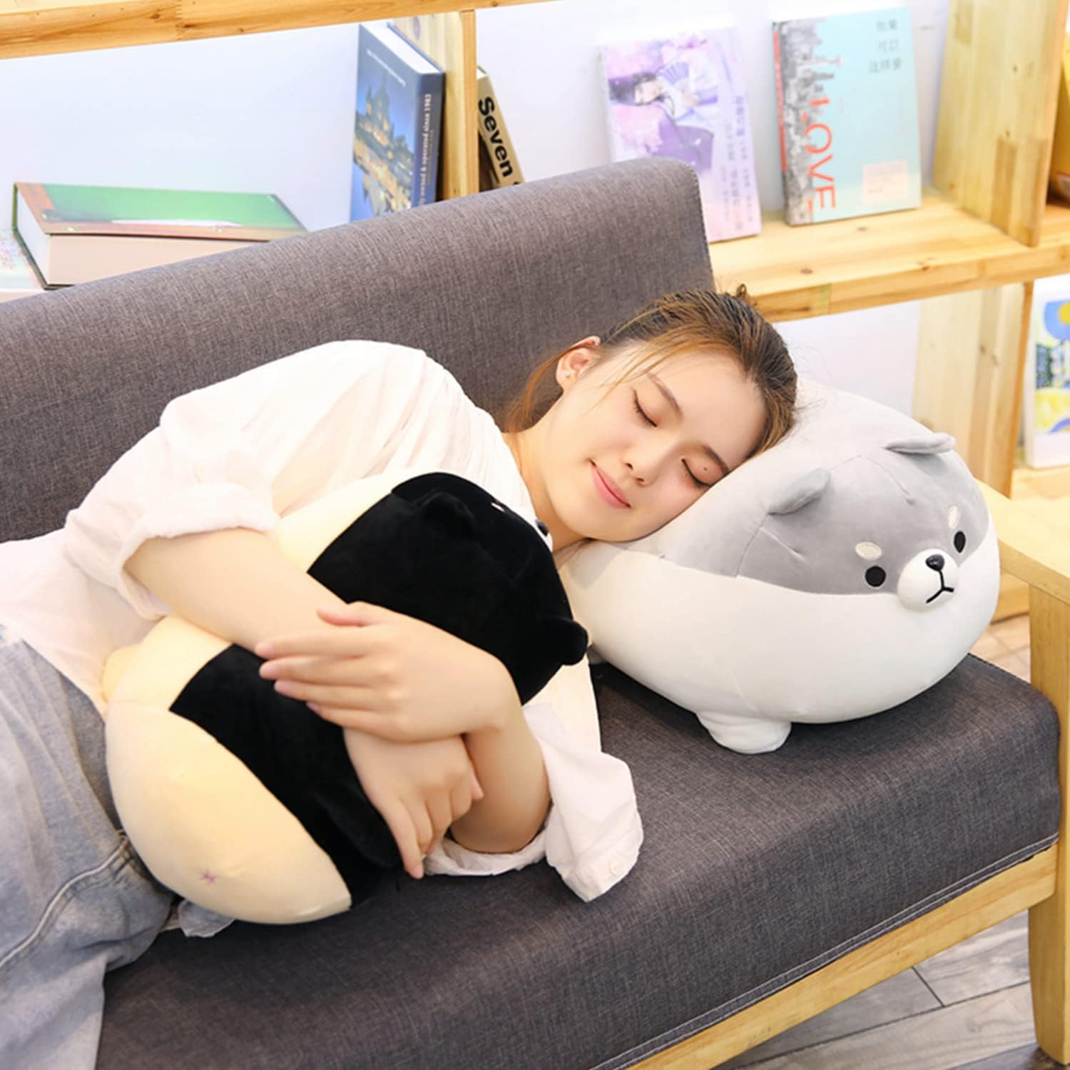 Fluffy Shiba Inu Plush Pillow