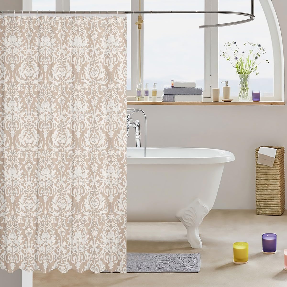 Fun Jacquard Bath Curtains