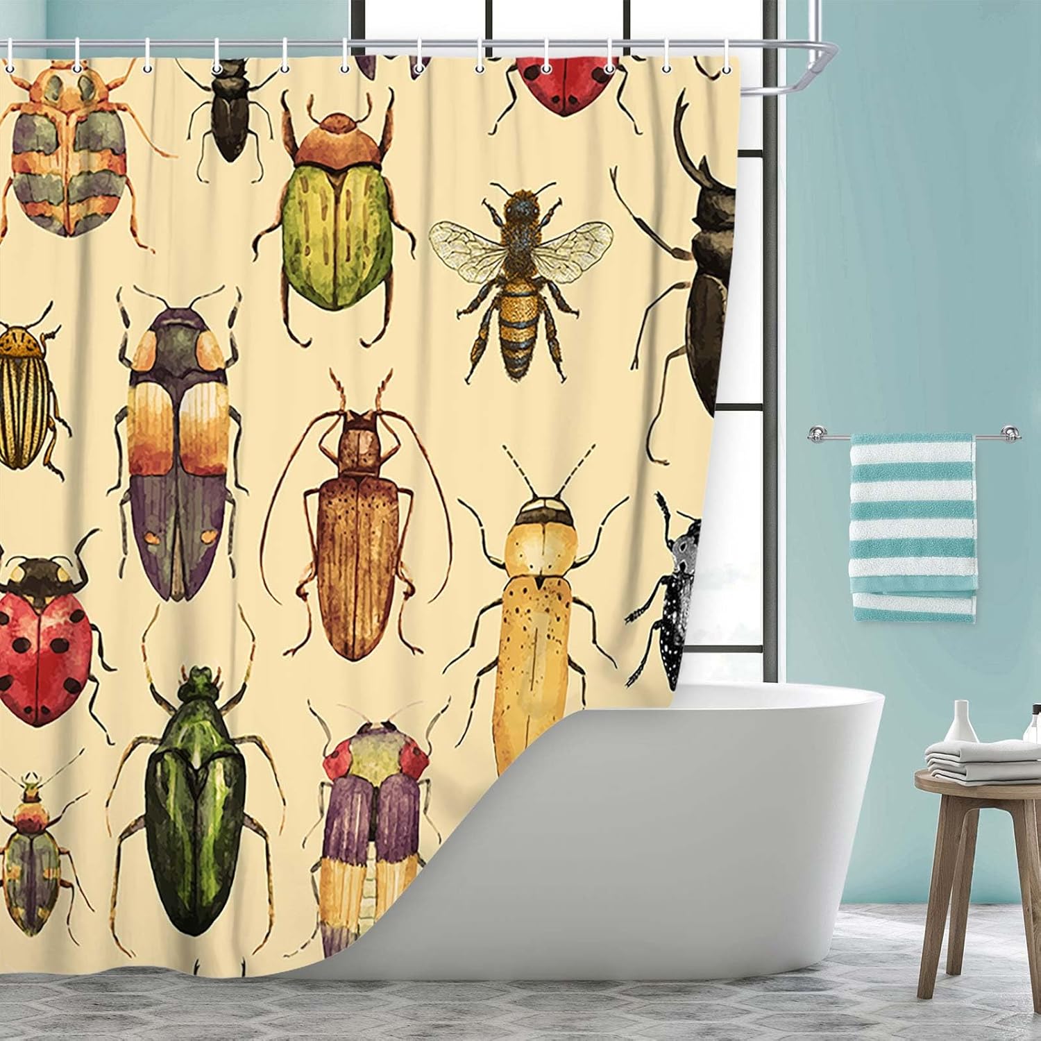 Nature-Exploring Shower Curtain