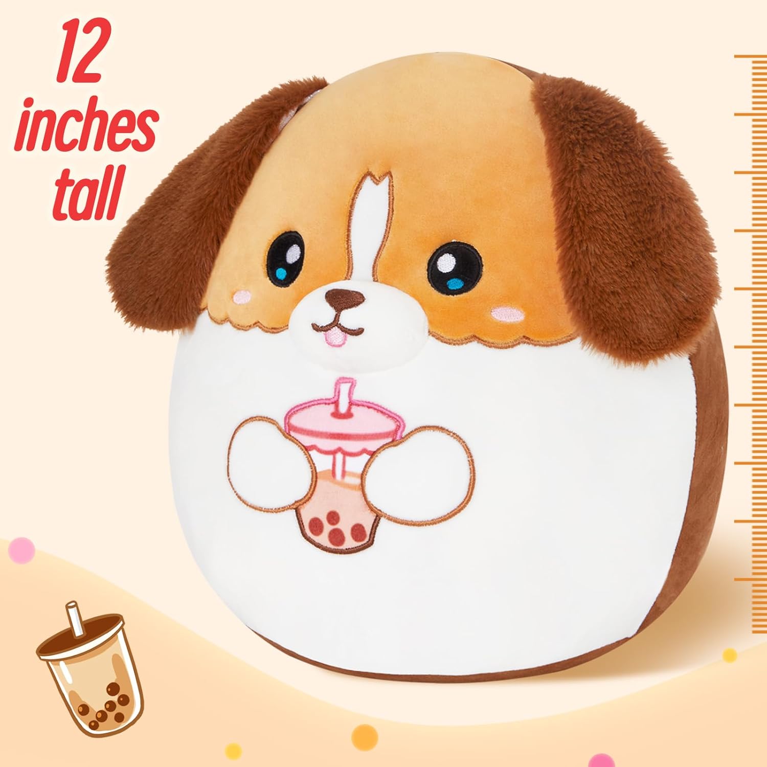 A Adorable Plush Puppy Pillow for Kids