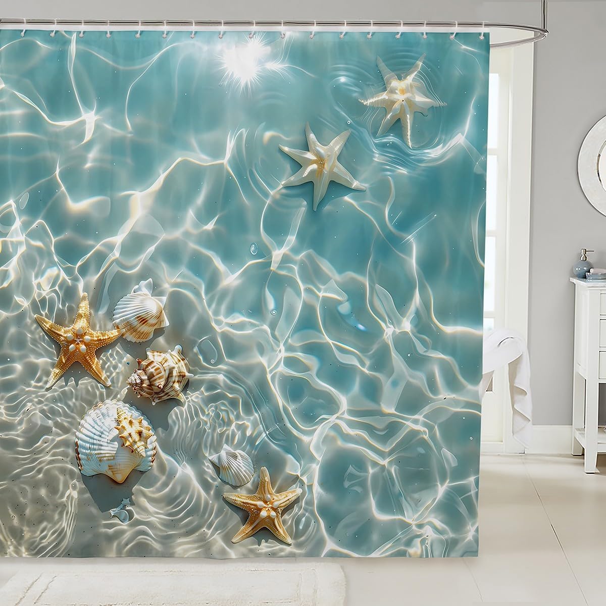Feelyou Kids Ocean Shower Curtain 72x72