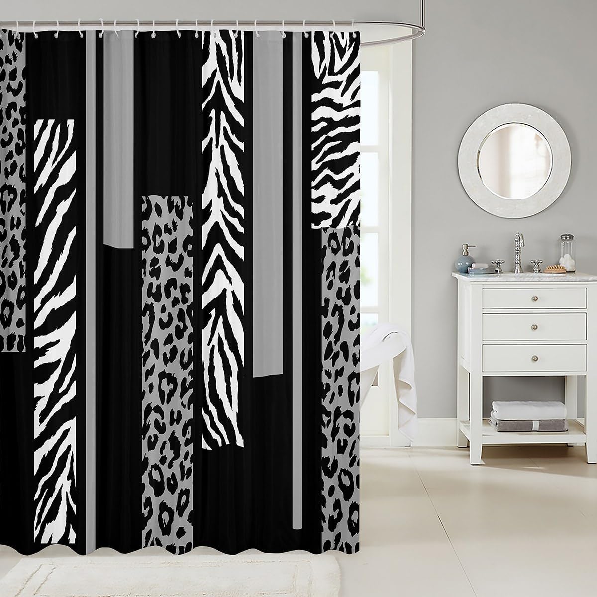 Leopard Print emphatic Shower Curtains
