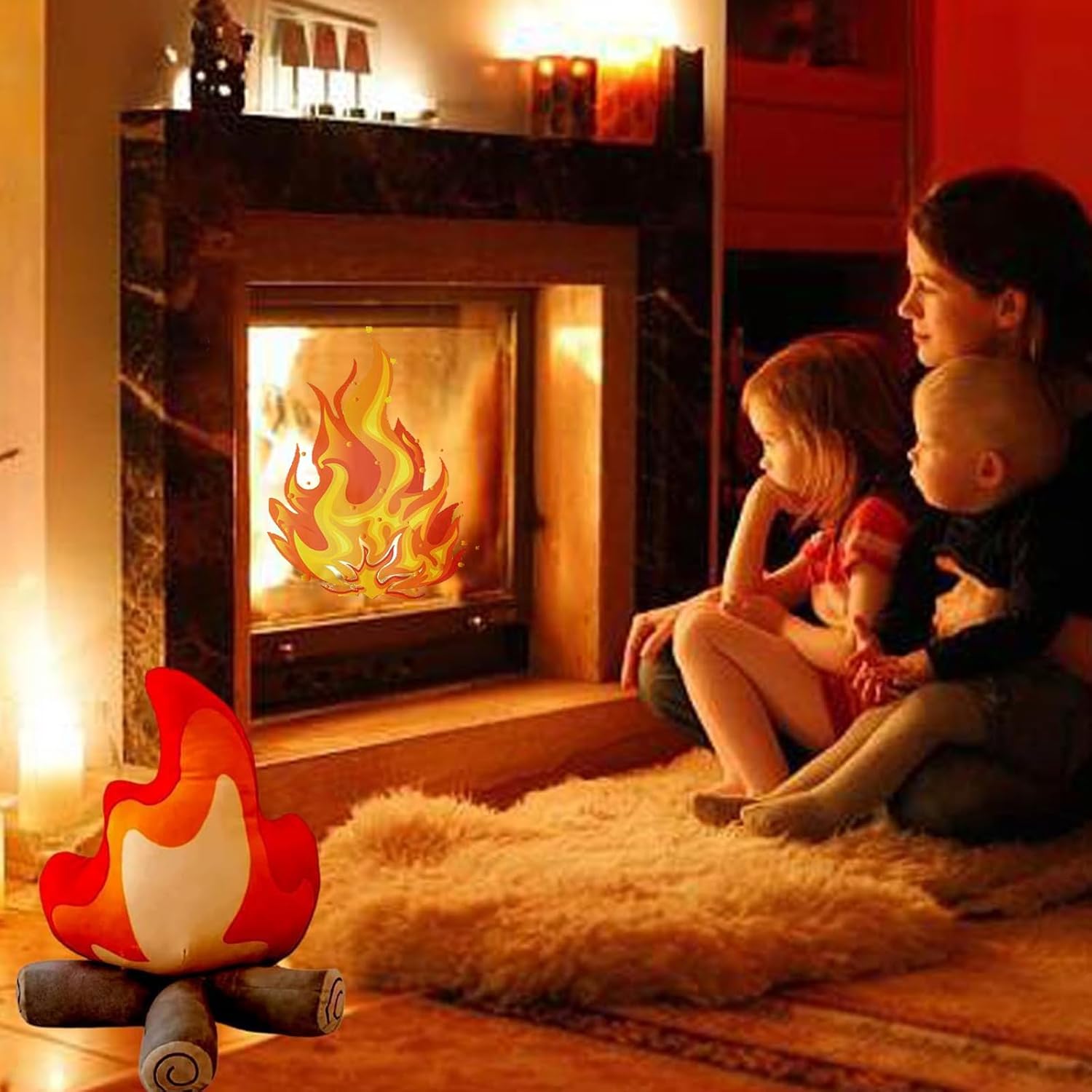 Chilifuli Campfire Plush Fire