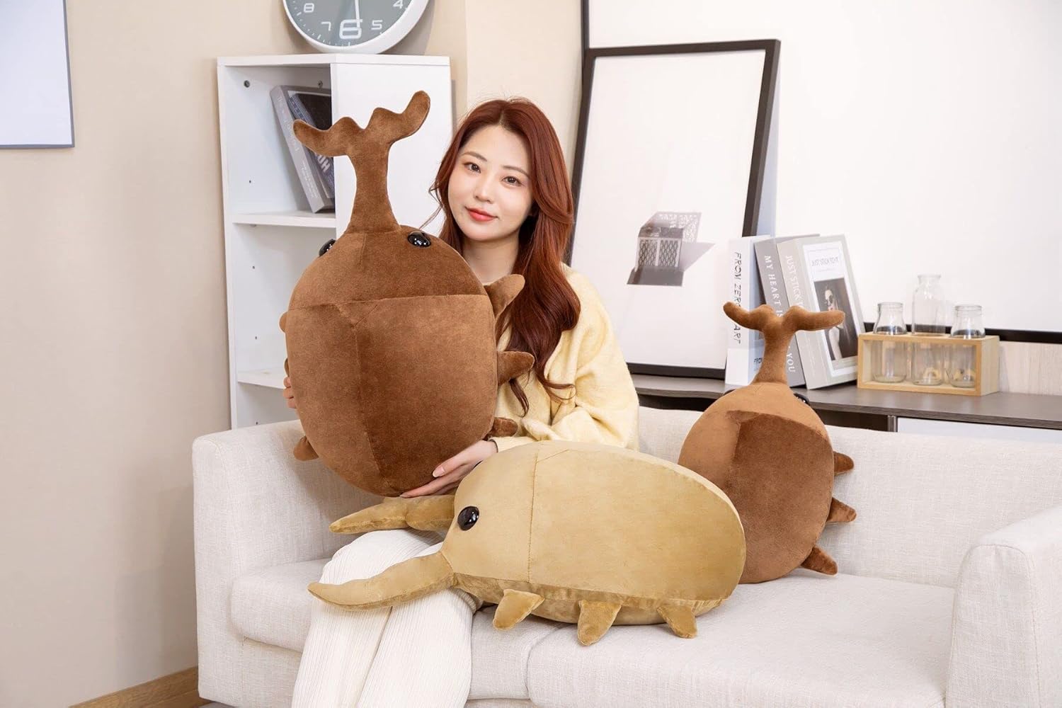 Relaxing Beetle Plush Pillow for Kids