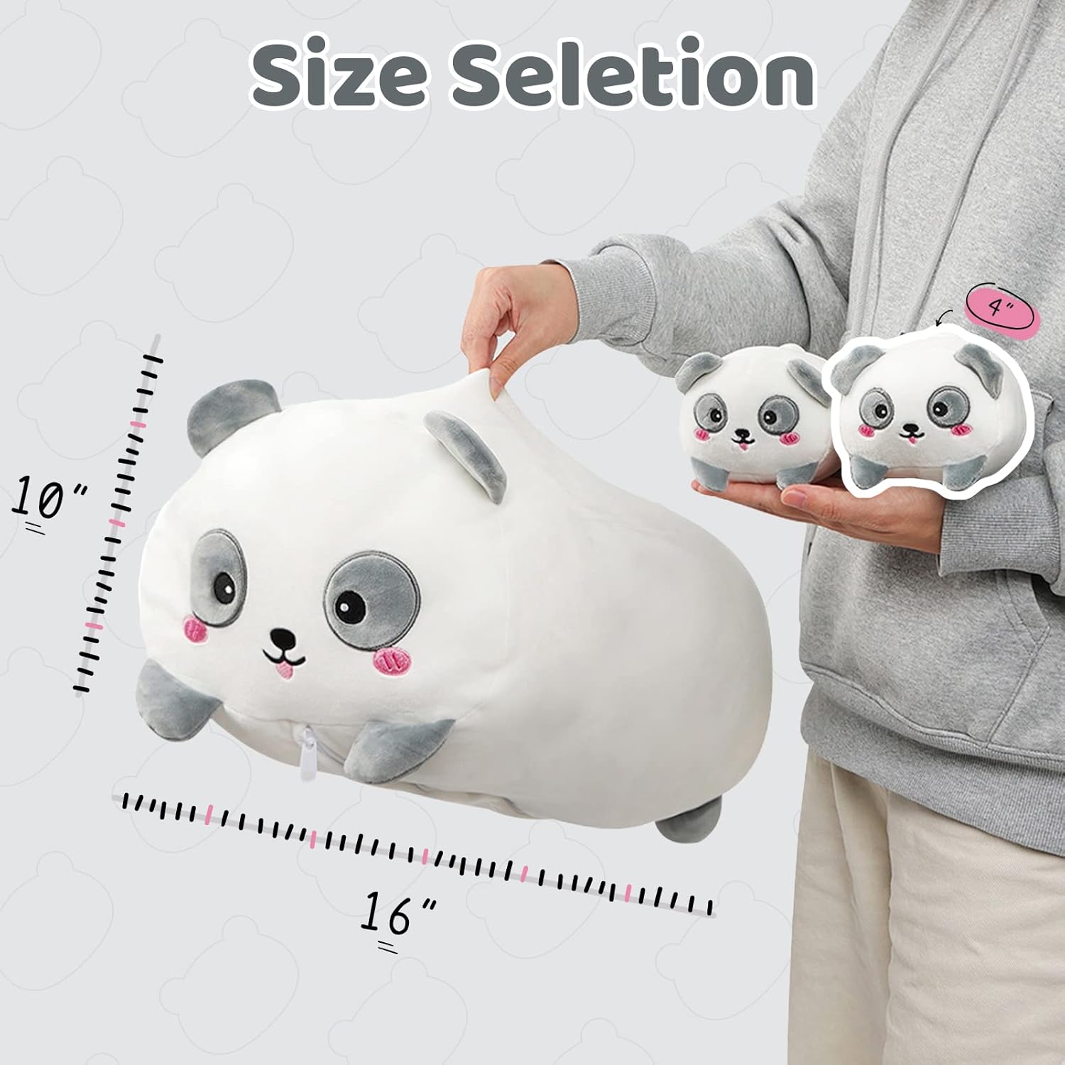 AIXINI Cute Panda Mommy Stuffed Animal