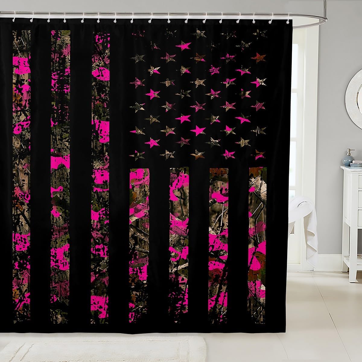Feelyou Camo Bath Curtains