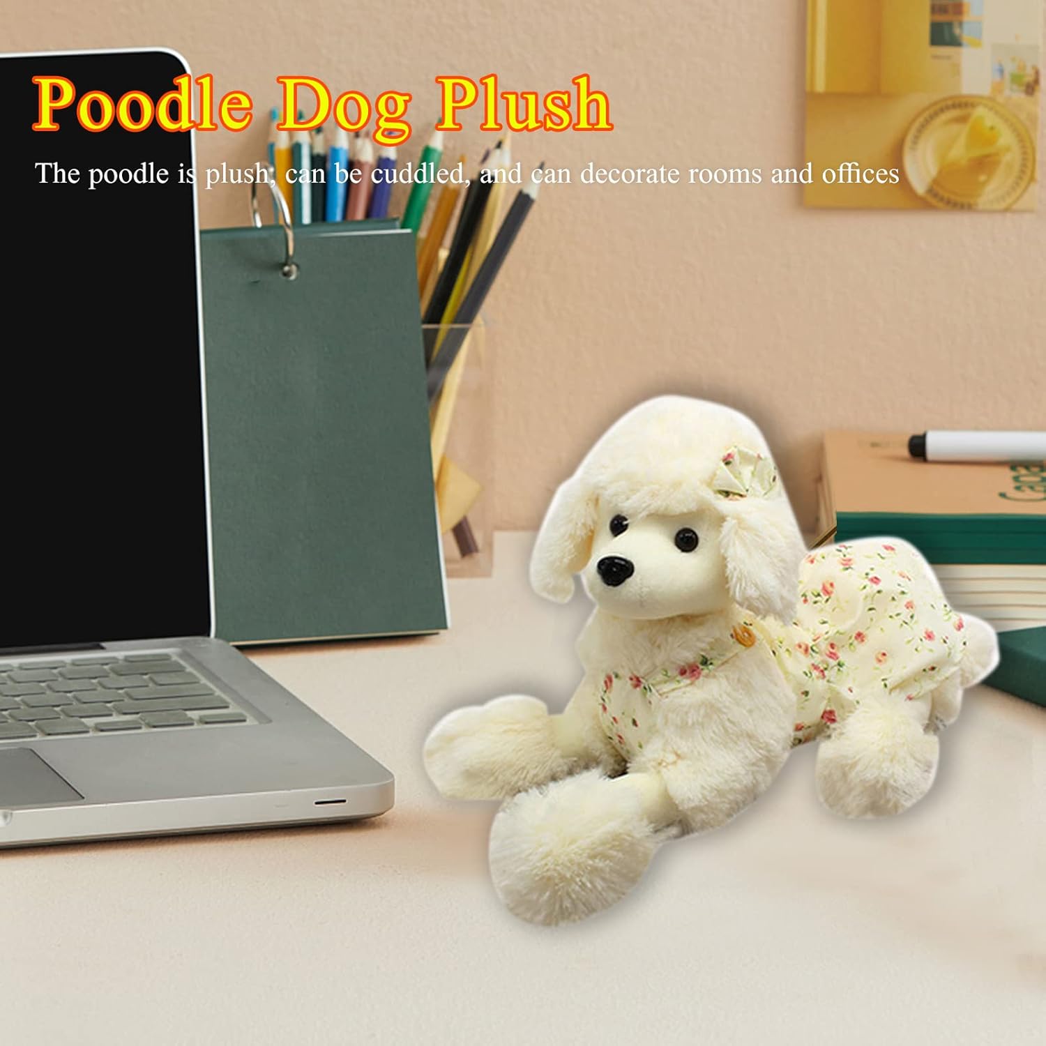 White Poodle Plush Toy for Kids