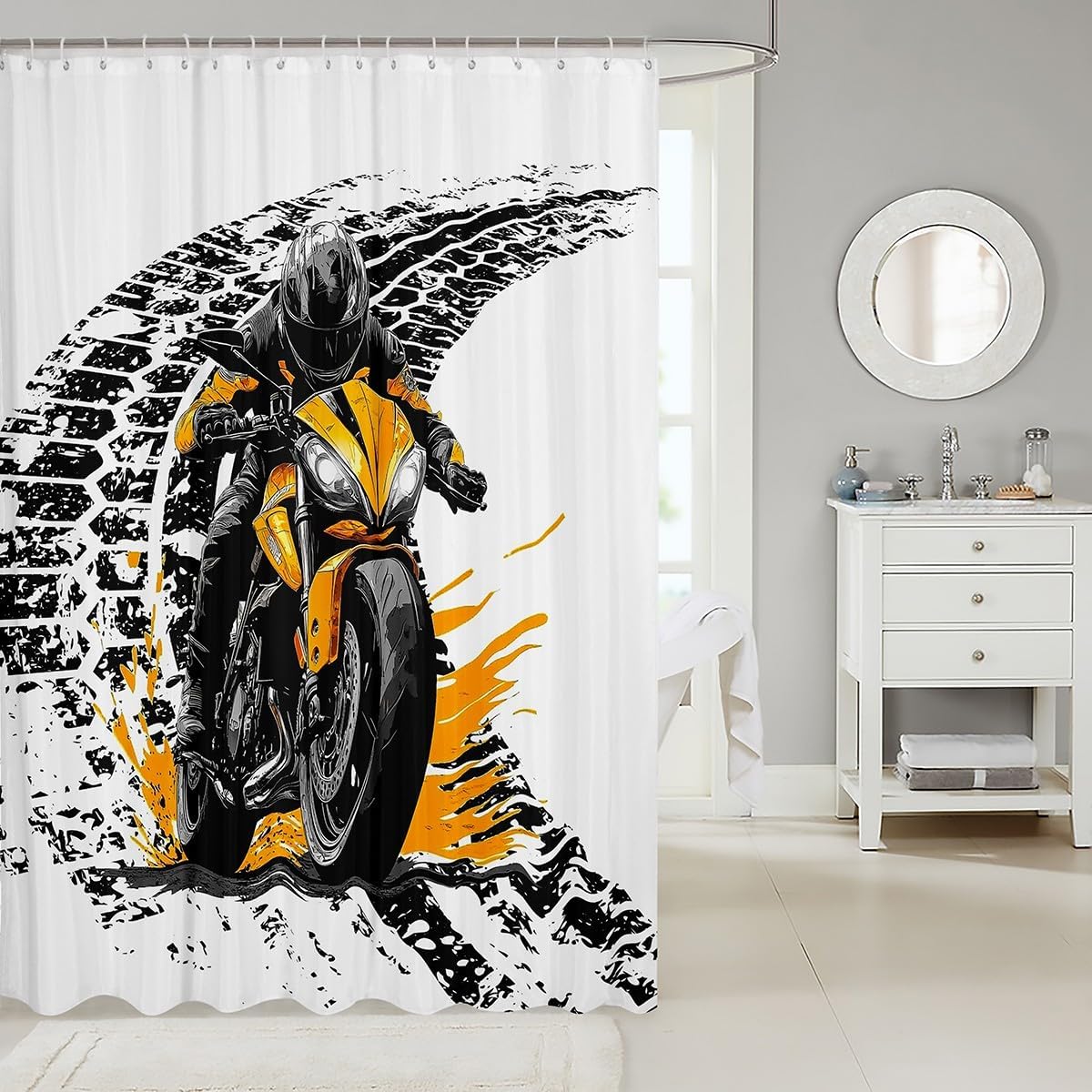 Dirt Bike Bathing 72x72 Fun Function