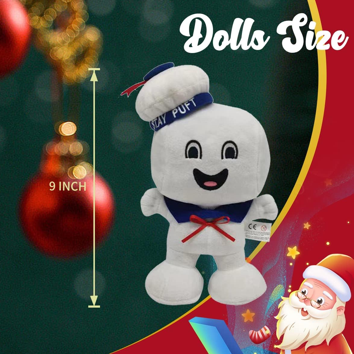 Anime White Marshmallow Plush Doll Figure