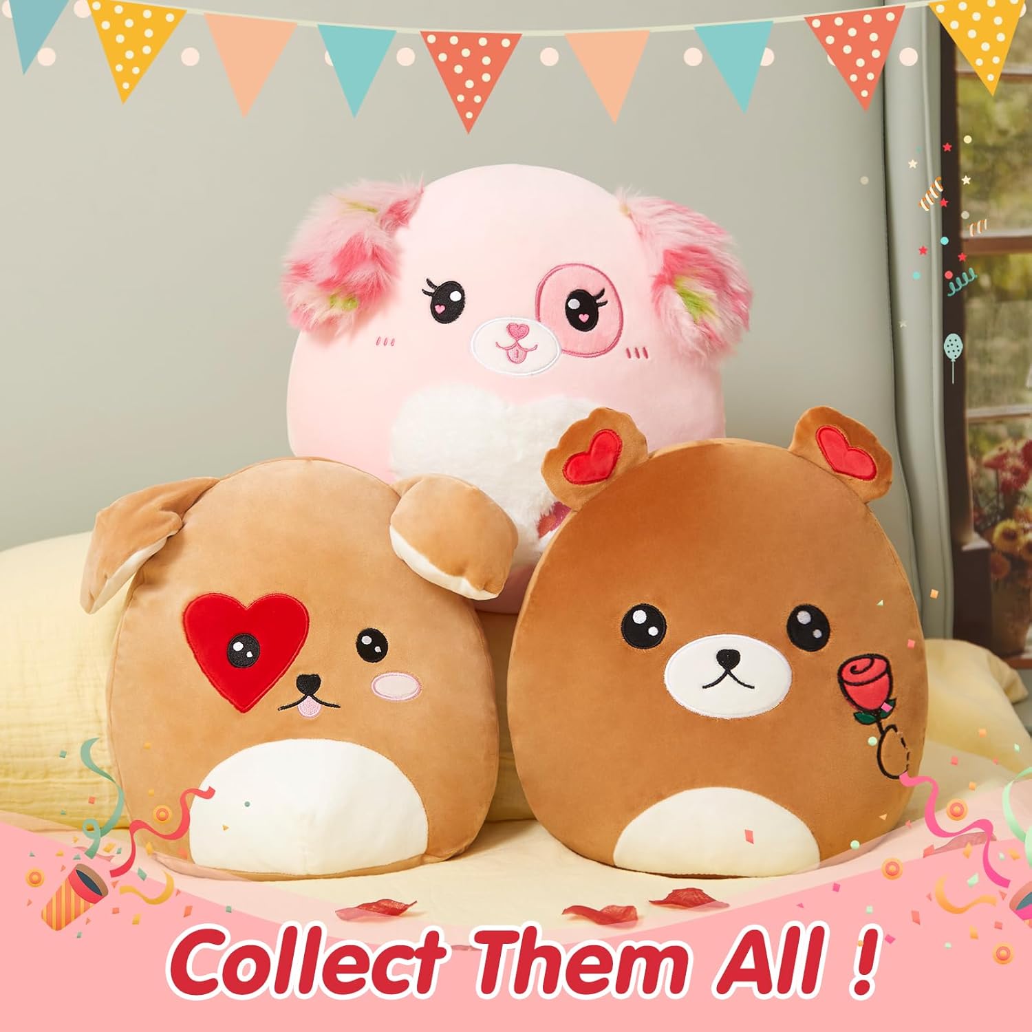 Softest 12 Puppy Plush Pillow for Dog Lovers