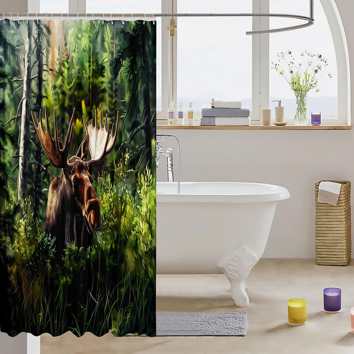 Moose Shower Curtain