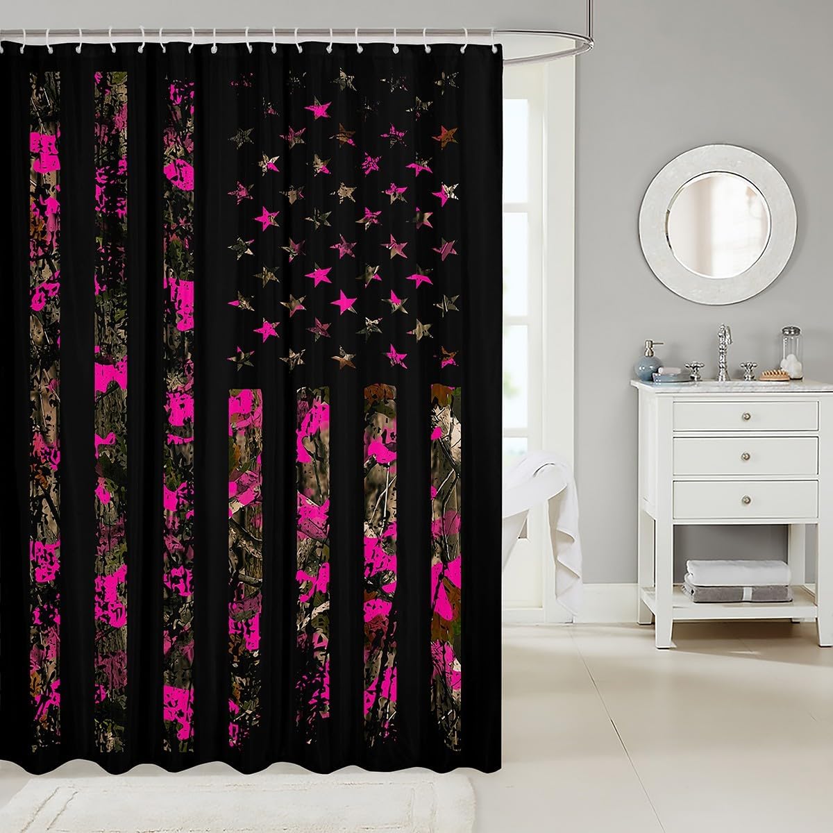 Feelyou Camo Bath Curtains