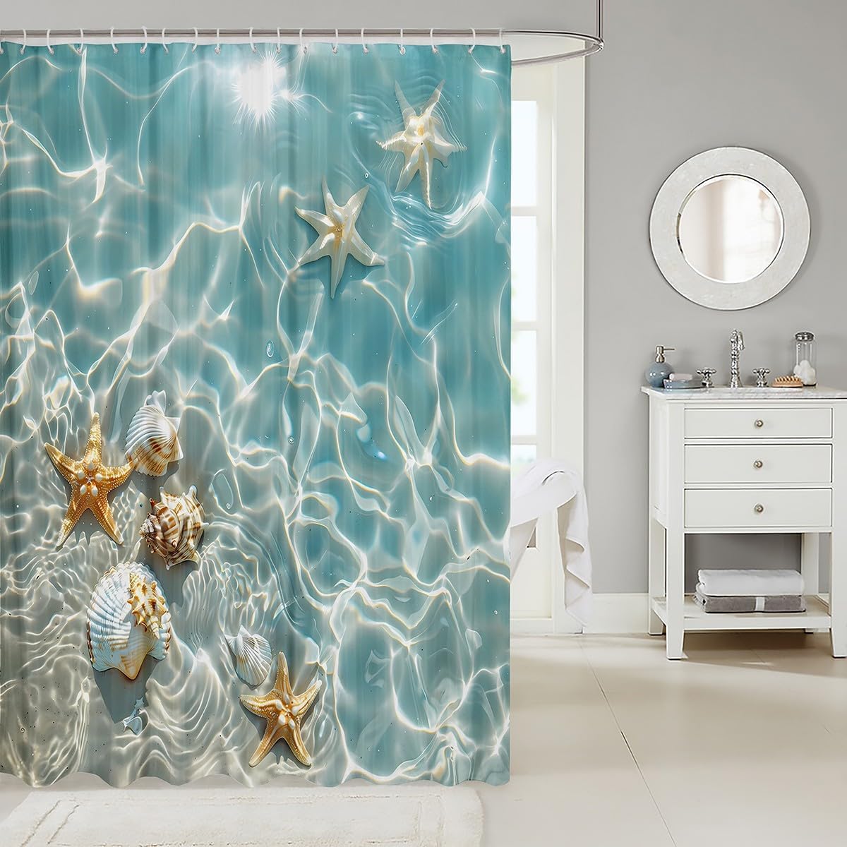 Feelyou Kids Ocean Shower Curtain 72x72