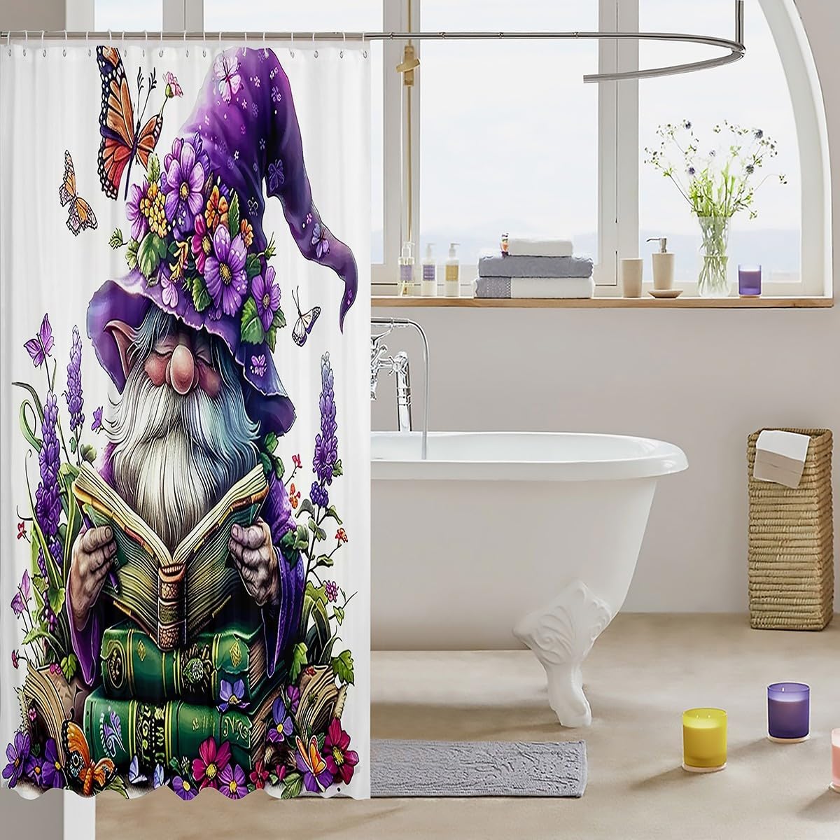 Cute Gnome Bath Time - Manfei