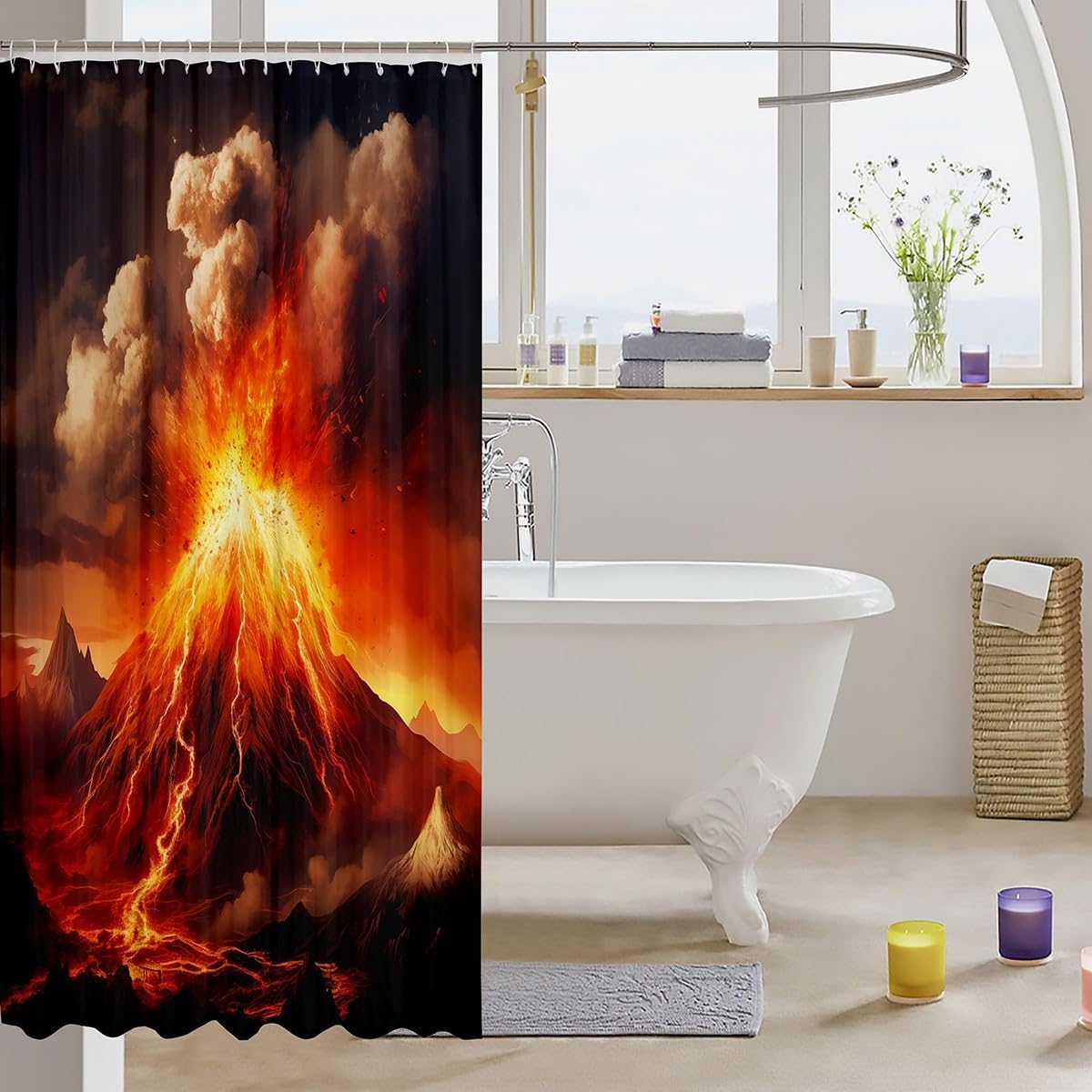 JELLO UI Volcano showercurtain