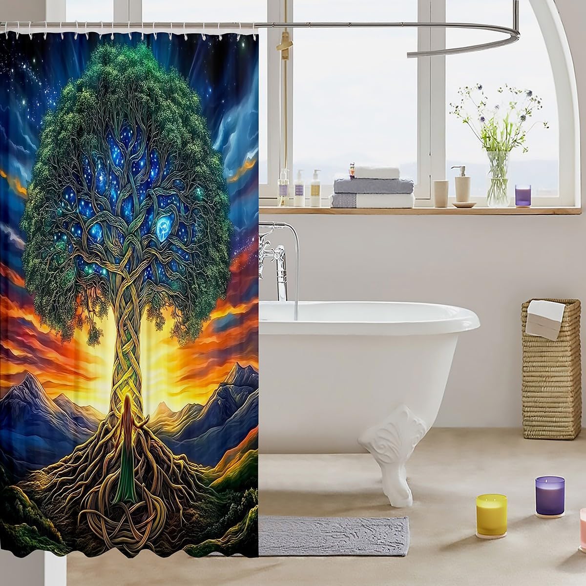 Tree of Life Kids Shower Curtains