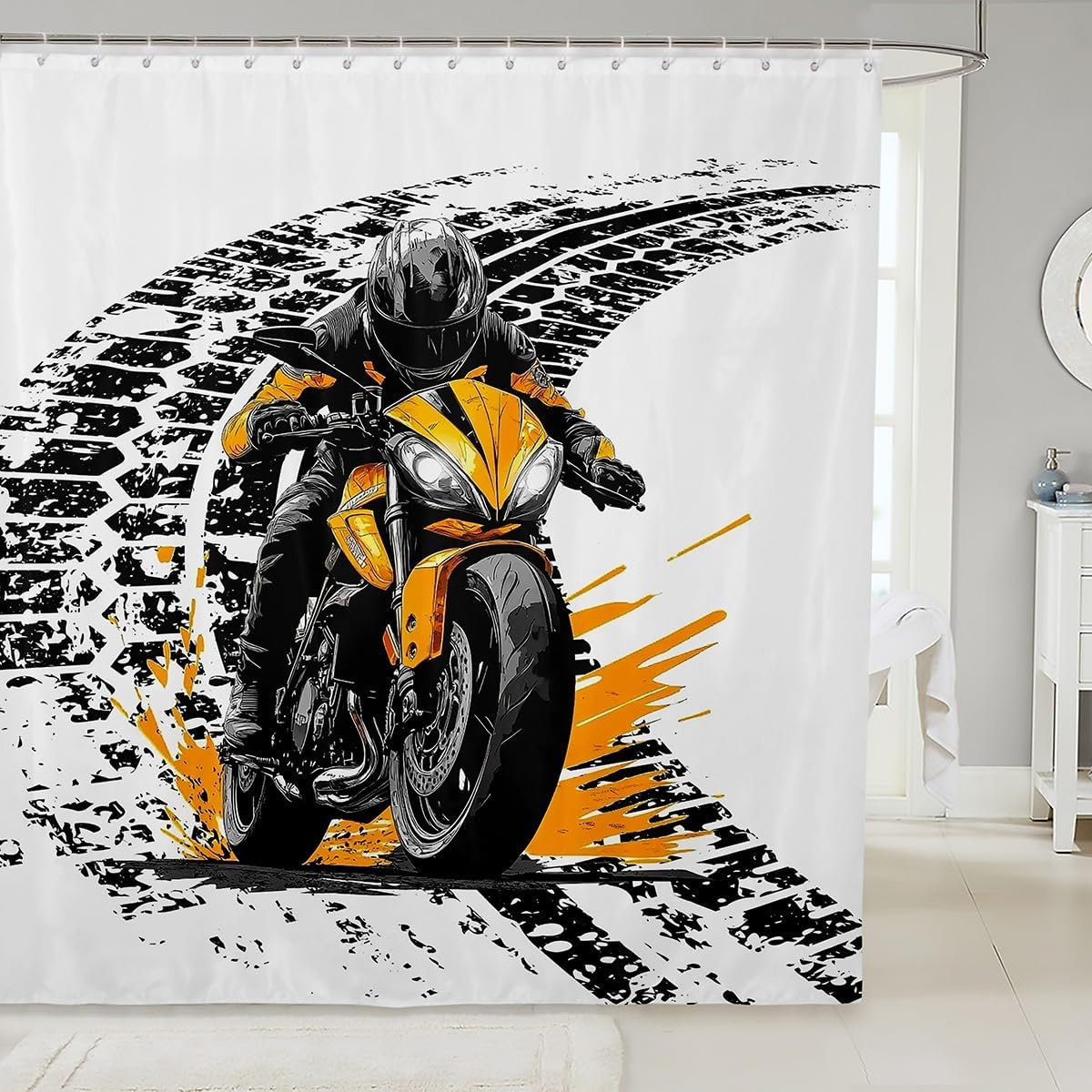 Dirt Bike Bathing 72x72 Fun Function