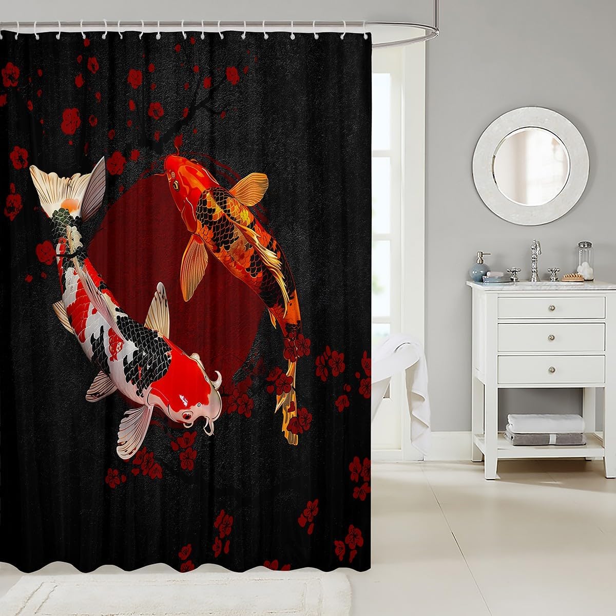 Marine Animal Bath curtains waterproof multi uses