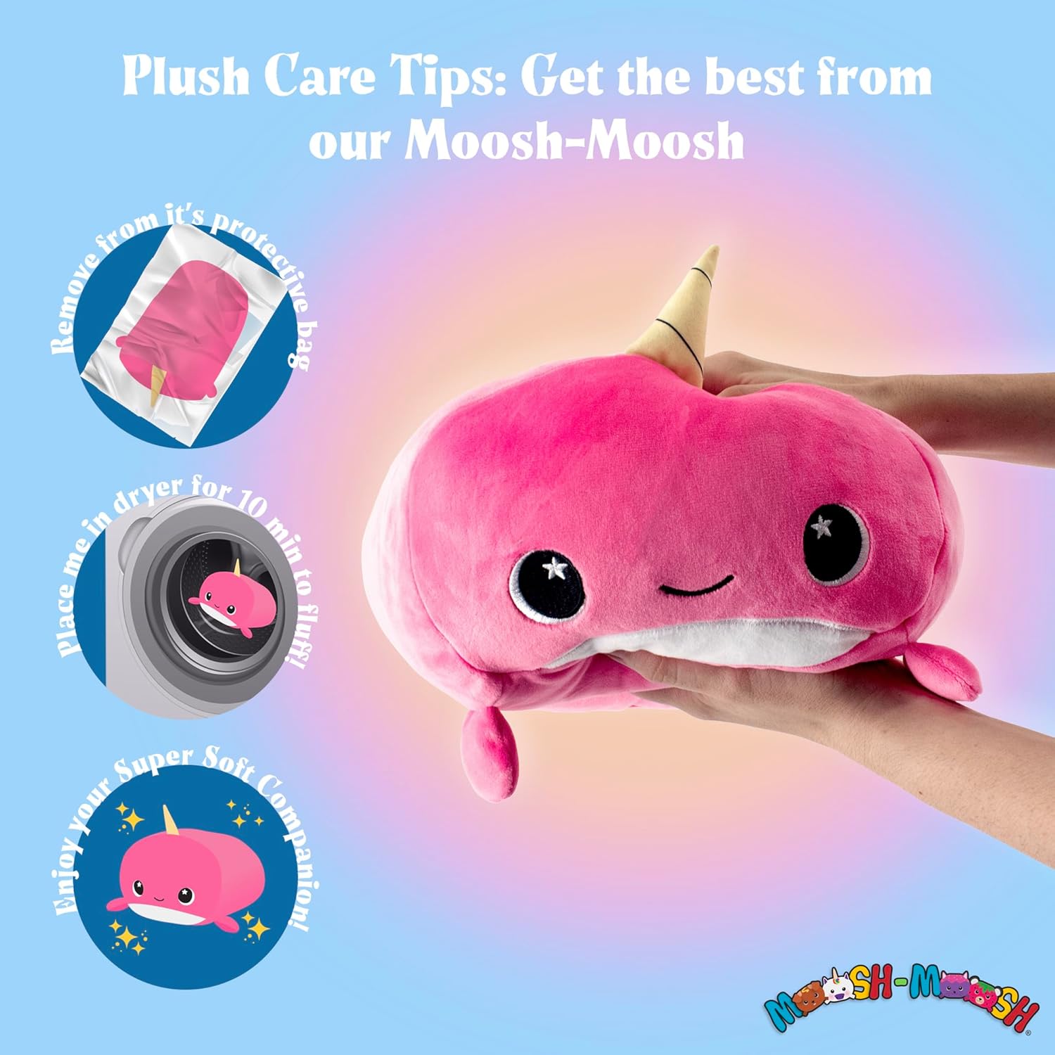 Moosh-Moosh Large S4 Comet Plush Animal